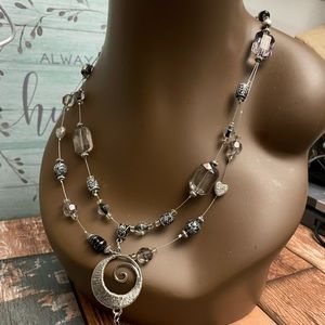 Handmade 3pc Jewelry Set: Matching Necklace, Earrings, & Bracelet
